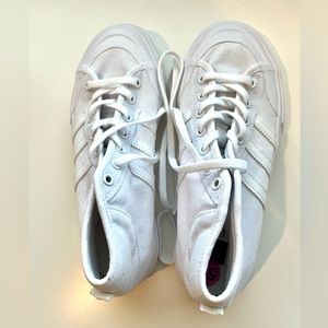 Adidas white shoes 5.5